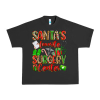 Pigment Black Santa's Favorite Surgery Center png sublimation de Urban Heavy Tee - texasbilliewilder