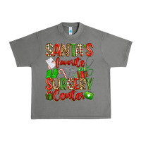 Tornado Santa's Favorite Surgery Center png sublimation de Urban Heavy Tee - texasbilliewilder