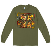 Army Green softball  nana Long Sleeve Tee - AdoDesignShop