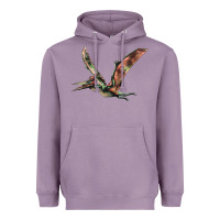 Lavender Pteranodon Heavyweight Hoodie - LillyAllenDesigns