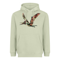 Matcha Pteranodon Heavyweight Hoodie - LillyAllenDesigns