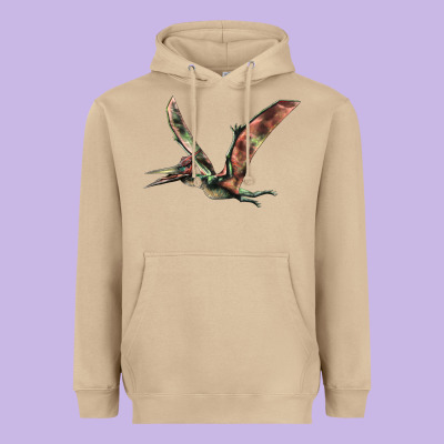 Pteranodon Heavyweight Hoodie Designed By Lillyallendesigns