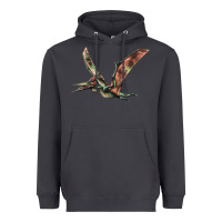 Smoke Pteranodon Heavyweight Hoodie - LillyAllenDesigns
