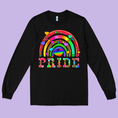 Lgbtq Pride And Rainbow Long Sleeve Tee Designed By Hra Design Shop