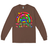 Chestnut lgbtq pride and rainbow Long Sleeve Tee - HRA Design Shop