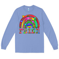 Colony Blue lgbtq pride and rainbow Long Sleeve Tee - HRA Design Shop
