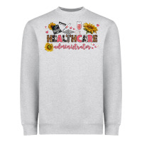 Heather Grey healthcare administrator Heavyweight Sweatshirt - texasbilliewilder