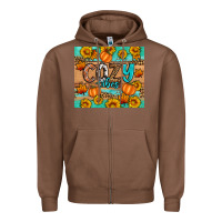 Chestnut cozy vibes Zipper Hoodie - Artiststas