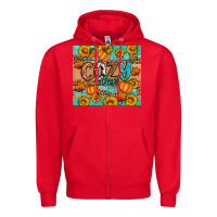 Red cozy vibes Zipper Hoodie - Artiststas