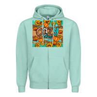 Seafoam cozy vibes Zipper Hoodie - Artiststas
