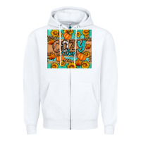 White cozy vibes Zipper Hoodie - Artiststas