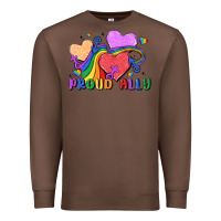 Chestnut proud ally Premium Sweatshirt - MaliasSmallBusiness