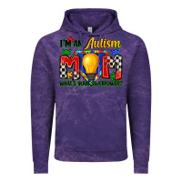 Cloud Purple i'm an autism mom what's your superpower Vintage Hoodie - Zillion Design Studio