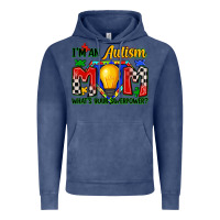 Vintage Denim i'm an autism mom what's your superpower Vintage Hoodie - Zillion Design Studio