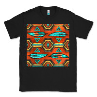 Black native american aztec seamless pattern 2 Classic Tee - BundleAndBundleShop