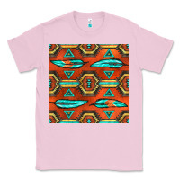 Bubblegum Pink native american aztec seamless pattern 2 Classic Tee - BundleAndBundleShop