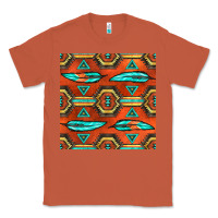 Copper native american aztec seamless pattern 2 Classic Tee - BundleAndBundleShop