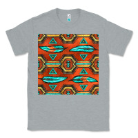 Heather Grey native american aztec seamless pattern 2 Classic Tee - BundleAndBundleShop