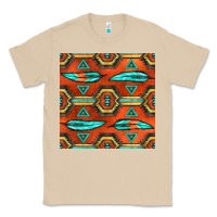 Mushroom native american aztec seamless pattern 2 Classic Tee - BundleAndBundleShop