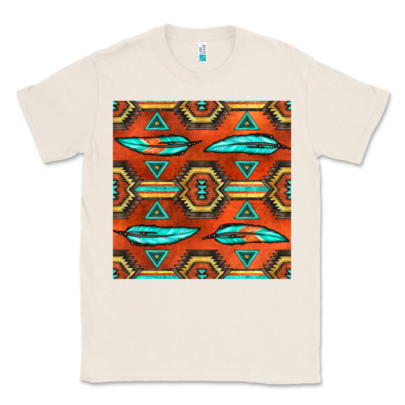 Native American Aztec Seamless Pattern 2 Classic Tee by BundleAndBundleShop | Teevron