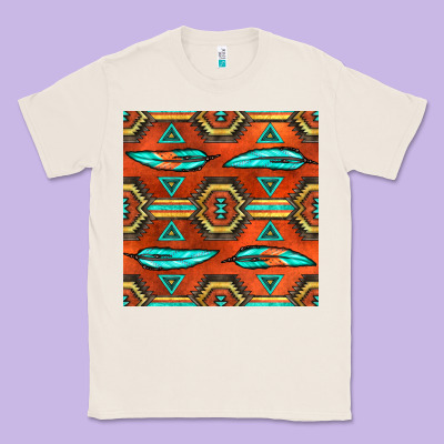 Native American Aztec Seamless Pattern 2 Classic Tee Designed By Bundleandbundleshop