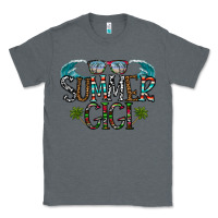 Charcoal Heather summer gigi Classic Tee - CowhideDigitalArt