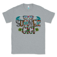 Heather Grey summer gigi Classic Tee - CowhideDigitalArt