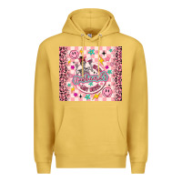Antique Gold on my husbunds last nerve pink Premium Hoodie - MaliasSmallBusiness