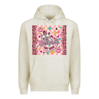 Oatmeal Heather on my husbunds last nerve pink Premium Hoodie - MaliasSmallBusiness