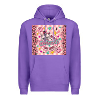 Purple on my husbunds last nerve pink Premium Hoodie - MaliasSmallBusiness
