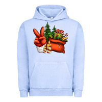 Pigment Grape Ice christmas santa claus peace hand Urban Hoodie - Jasminsmagicworld