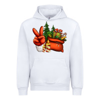 White christmas santa claus peace hand Urban Hoodie - Jasminsmagicworld