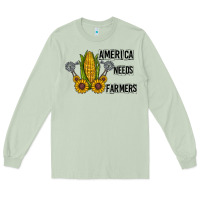 Matcha america needs farmers Long Sleeve Tee - CowhideDigitalArt