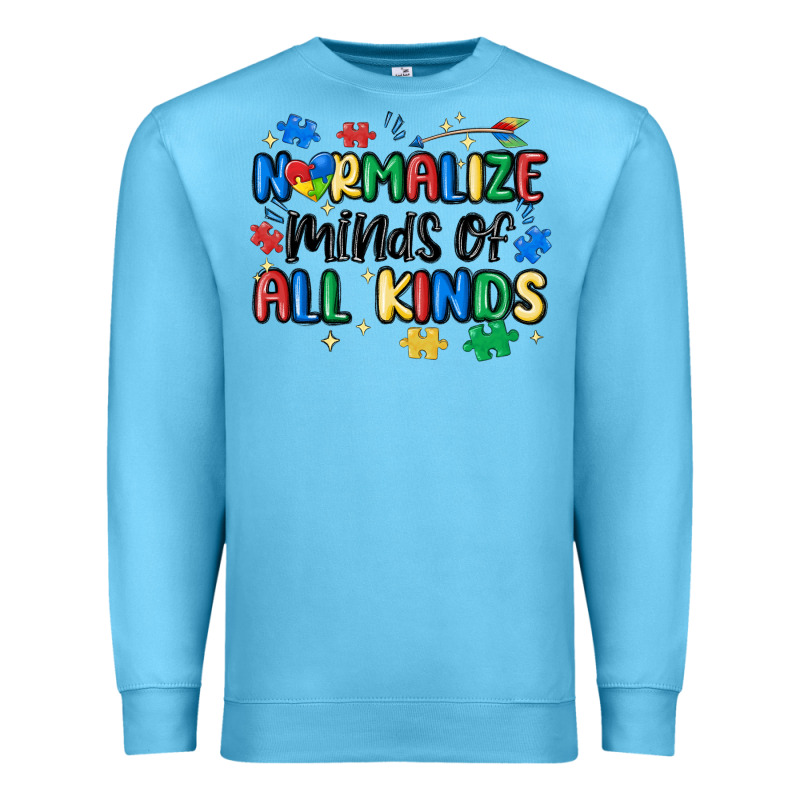 Normalize Minds Of All Kinds Premium Sweatshirt by MaliasSmallBusiness | Teevron