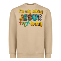 Mushroom im only talking jesus today Heavyweight Sweatshirt - texasbilliewilder