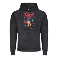 Western Pink With Stars And Cowgirl Vintage Hoodie | Teevron