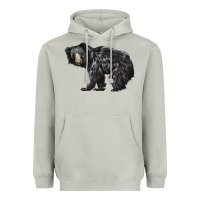 Moon Dust Sloth Bear Heavyweight Hoodie - LillyAllenDesigns