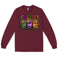 Burgundy happy halloween jar Long Sleeve Tee - RacoonDesign