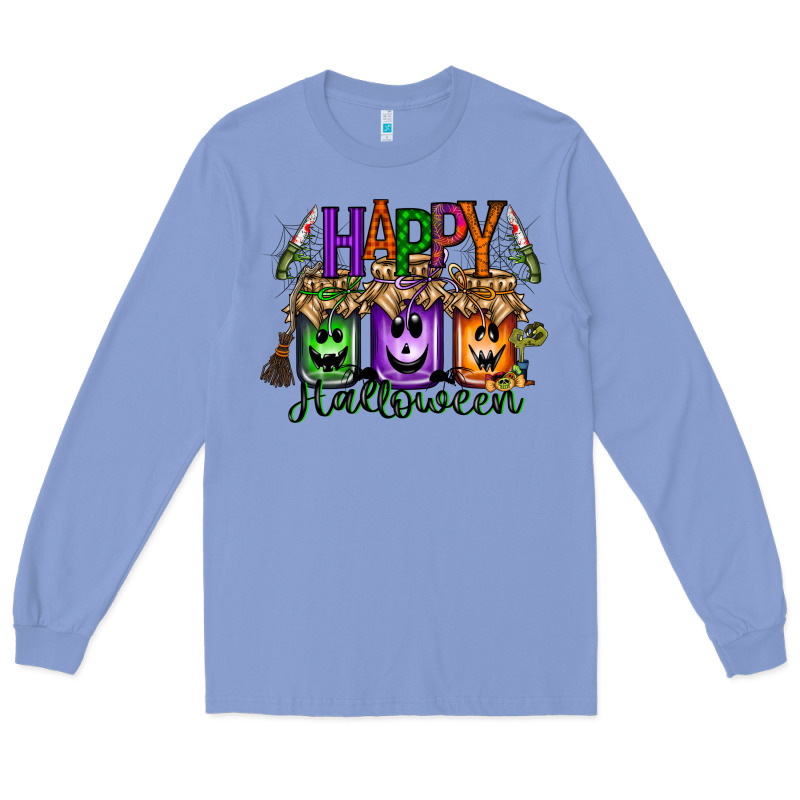 Happy Halloween Jar Long Sleeve Tee by RacoonDesign | Teevron