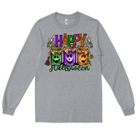 Heather Grey happy halloween jar Long Sleeve Tee - RacoonDesign