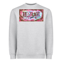 Heather Grey Valentine's Day Nurse Heavyweight Sweatshirt - RanaPortraitStore