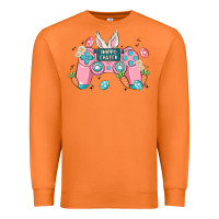 Carrot happy easter Premium Sweatshirt - MaliasSmallBusiness