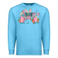 Ocean Blue happy easter Premium Sweatshirt - MaliasSmallBusiness