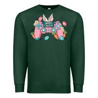 Sports Green happy easter Premium Sweatshirt - MaliasSmallBusiness