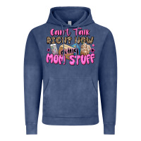Vintage Denim can't talk right now doing mom stuff Vintage Hoodie - JahusDesignShop