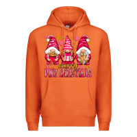 Carrot Merry pink Christmas gnomes Premium Hoodie - NancyCooperArtShop