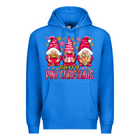 True Royal Merry pink Christmas gnomes Premium Hoodie - NancyCooperArtShop