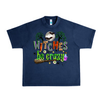 Navy witches be crazy Urban Heavy Tee - Zillion Design Studio