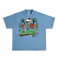 Pebble Blue witches be crazy Urban Heavy Tee - Zillion Design Studio
