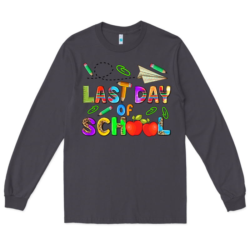 Last Day Of School Long Sleeve Tee by HRA Design Shop | Teevron